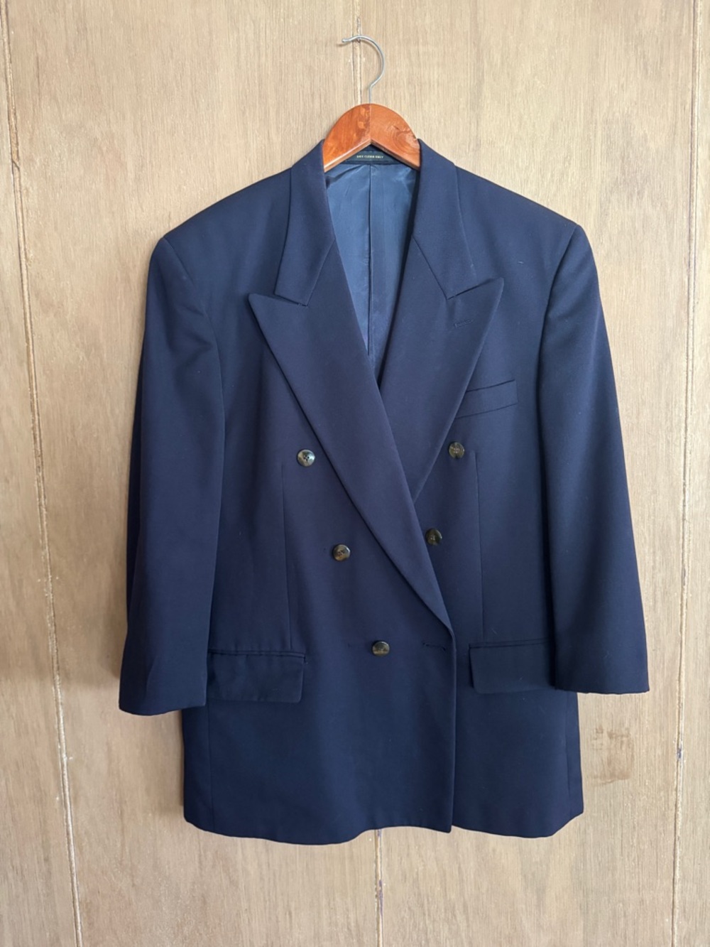 Givenchy Navy Double-Breasted Sport Coat